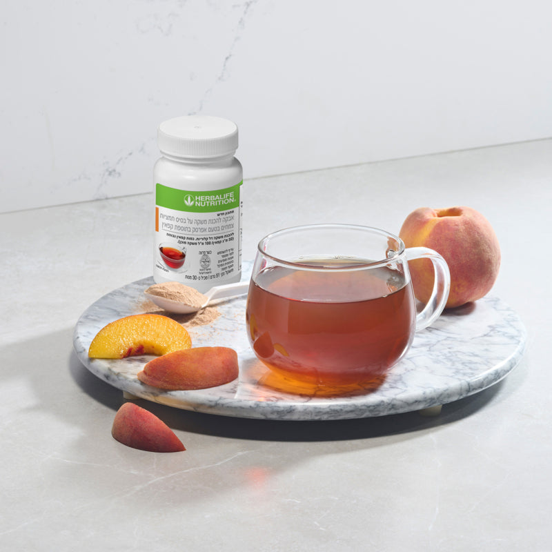 مشروب عشبي سريع الذوبان بطعم الخوخ