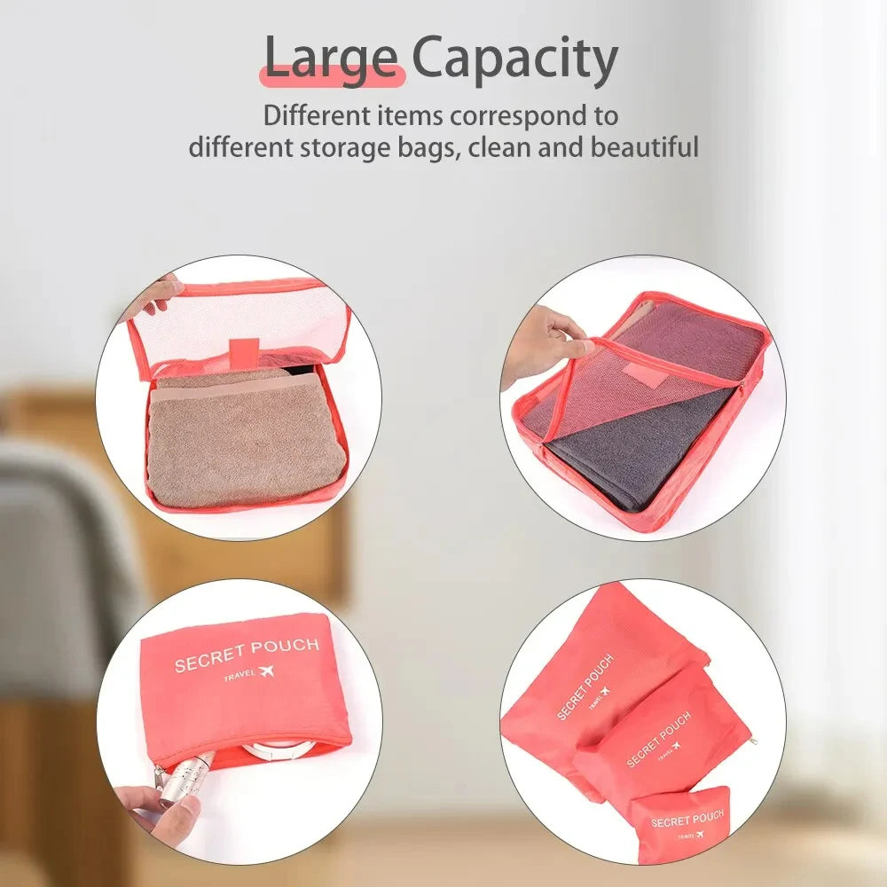 England- 6PCS Oxford Waterproof Pouch Cube