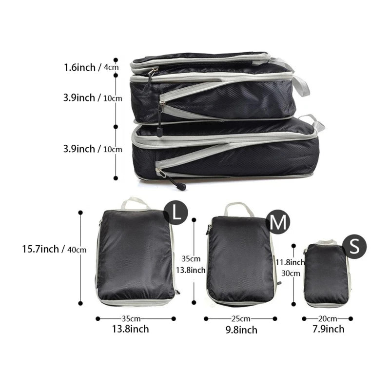 Germany- 3PCS Compressed Packing Cubes