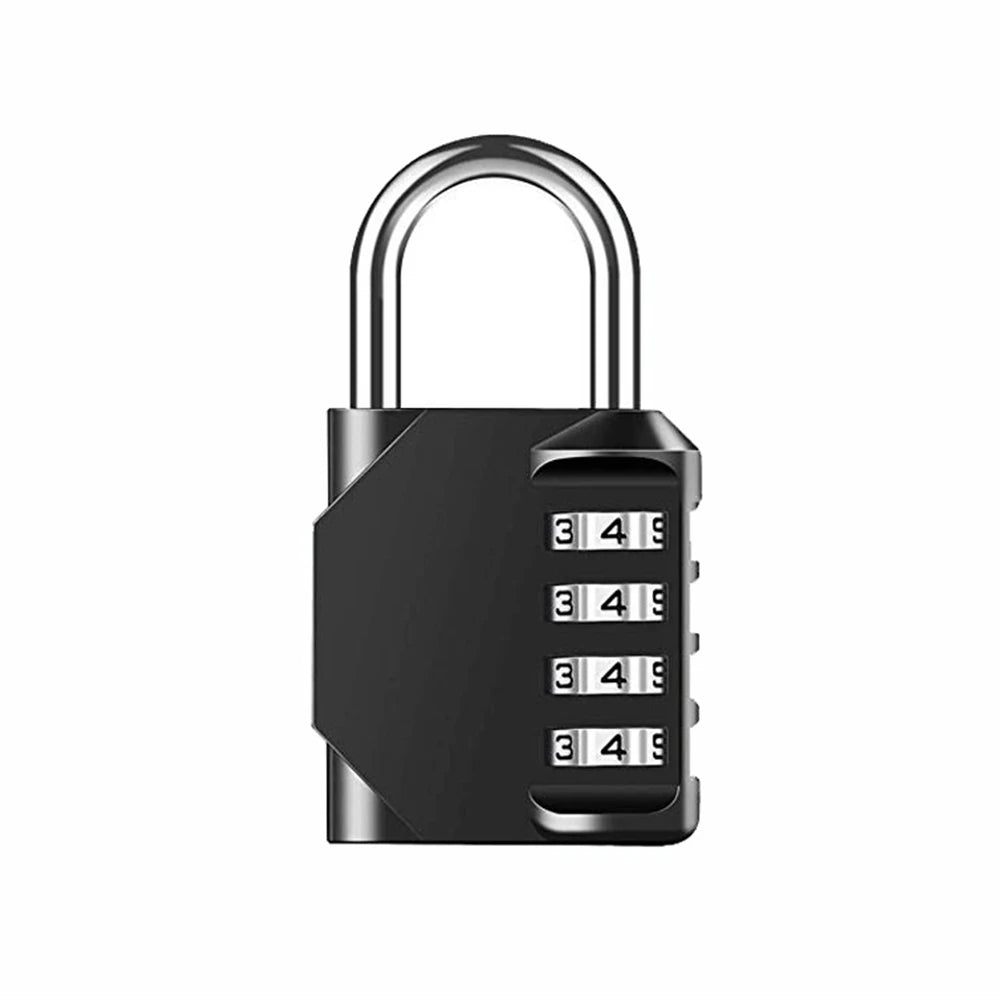 ORIA Combination Padlock 1PCS Password Locks 4 Digit Waterproof Outdoor Lock For Door Suitcase Bag Package Cabinet Locker Window